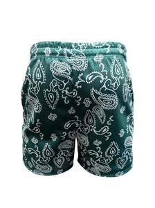 Pantalones cortos informales de malla para hombre, ropa deportiva de verano ligera y transpirable con cordón elástico en la cintura y bolsillos laterales - Product Image 3