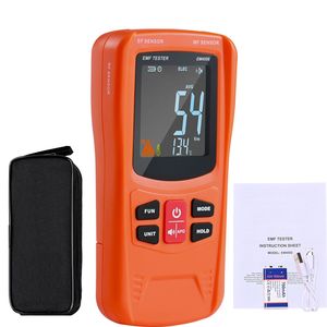 Medidor EMF Digital LCD 3 en 1 Recargable de Mano, 5Hz-6GHz, Detector de RF/MF/EF para Pruebas de Radiación de Campos Electromagnéticos - Product Image 1