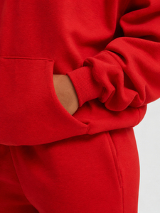 Sudadera con Capucha Extra Grande para Mujer, de Primera Calidad, Color Sólido, Felpa de Algodón, con Bolsillos, Estilo Casual - Product Image 6