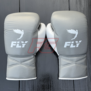 Wholesale FLY MMA Boxing <b>Gloves</b> OEM Genuine Leather Full Finger Moisture Wicking Lace-Up Closure Training Sparring <b>Gloves</b> - Product Image 3