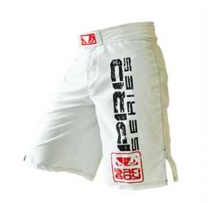 <b>Men's</b> Board <b>Shorts</b> with Gray and <b>Red</b> Logo Print Quick Dry Breathable Elastic Waist Sporty Style Canvas 100% Cotton Mid Length - Product Image 4