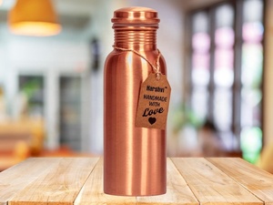 Copper <b>Bottle</b> Two Cup Gift Set Parties Low Price Indian <b>Glass</b> Water <b>Bottles</b> Promotional Gifts - Product Image 2