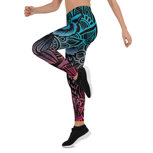 Leggings d'entraînement pour femmes, légers, anti-humidité, pour la course et le fitness, avec sublimation - Product Image 6