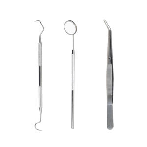 Kit de Examen Dental, Espejo Dental, Pinzas, Juego de Instrumentos Dentales - Product Image 1