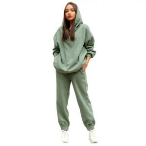 Ensemble de survêtement 2 pièces pour femme 2026 : Sweat à capuche et pantalon de jogging 100 % coton – Qualité supérieure pour le fitness et l'entraînement - Product Image 4