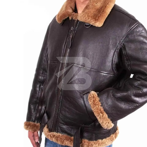 Elegant Casual Street Unisex Fur Leather Hooded Windproof <b>Jacket</b> Washed Zipper OEM Service Stylish Soft Comfortable Warm - Product Image 2