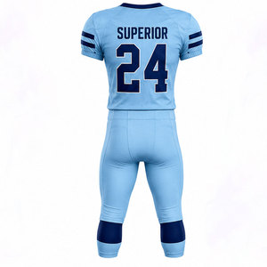 American Football Jersey and Pants Set Built with Breathable <b>Material</b>, Fade Resistant Printing and Personalized Team Identity - Product Image 2