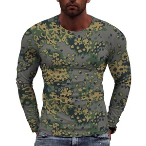 เสื้อผ้าลายพรางสำหรับล่าสัตว์กลางแจ้งขายส่ง OEM เสื้อผ้าตกปลาแห้งเร็ว เสื้อเชิ้ตลายพราง เสื้อผ้าพิมพ์ลายแบบ Sublimation ชุดยูนิฟอร์มยุทธวิธีสำหรับผู้ชาย - Product Image 3
