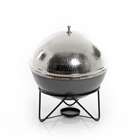 Réchaud professionnel en acier inoxydable pour buffet, avec couvercle, pour équipement de service de banquet