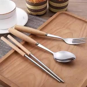 Juego de Cubiertos de Acero Inoxidable Resistente, Cuchara, Tenedor y Cuchillo, Colección de Cubiertos Metálicos de Alta Resistencia para Restaurante, Cocina, Hotel - Product Image 6