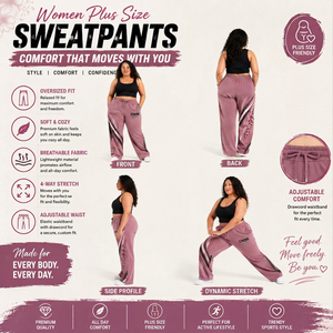 Women's Plus Size Baggy Sweatpants Custom Printed <b>Drawstring</b> Waist Fleece Pants Women Winter Wear Wide Leg <b>Trouser</b> Jogging Pants - Product Image 5