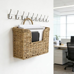 Woven Hanging <b>Basket</b> for Wall Handmade <b>Storage</b> <b>Basket</b> Wholesale eco-friendly Made in Viet Nam - Product Image 3