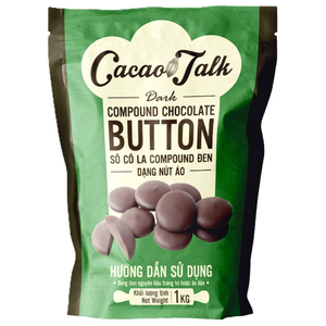 Wholesale Bulk Supplier Factory Direct Sale Chocolate OEM/ODM Service HALAL Dark Compound Chocolate Button Cocoa 1KG <b>Biscuits</b> - Product Image 1