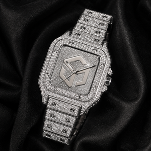 Luxury Stainless Steel Moissanite Diamond Iced Out <b>Watch</b> Men Women Fashion Wristwatch - Product Image 3