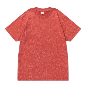 Custom Design Men's 100% Cotton <b>Acid</b> Washed T-shirt Over Sized <b>Drop</b> Shoulder Heavyweight Stone Wash T -Shirt Made Pakistan - Product Image 4