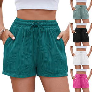 Shorts Bermuda d'été personnalisés pour femmes, décontractés, de haute qualité, respirants, à séchage rapide, écologiques, imperméables, imprimé léopard, vente en gros - Product Image 3