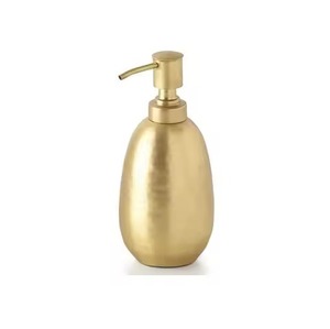 High Demand Metal Soap <b>Dispenser</b> Bottle With Smooth Finish Pump Refillable Liquid Soap Holder Bathroom Decor - Product Image 1