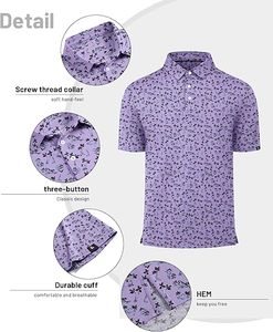 Chemises décontractées personnalisées OEM pour hommes – Coton de haute qualité, anti-plis, manches courtes, impression de logo, broderie, vente en gros - Product Image 2