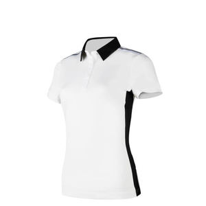 Polo d'extérieur respirant de couleur unie pour femme, vêtement de golf, t-shirt à manches courtes - Product Image 2
