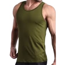 Logotipo estampado personalizado al por mayor de alta calidad 100% Jersey de algodón en blanco Top hombres camiseta sin mangas gimnasio camiseta sin mangas hombres por Bangladesh - Product Image 5