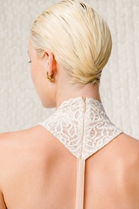 New Arrival Luxurious Evening Dresses High Neck LUNARA CUTWORK COUTURE Elegant Private Label Womens Dresses for Spring/Summer - Product Image 5