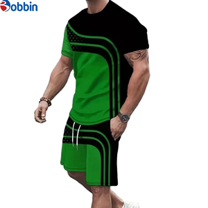 ชุดลำลองใส่สบายสำหรับทุกเพศ เหมาะสำหรับสตรีทแวร์ ชุดเซ็ตขาสั้น คอลเลคชั่นใหม่รับซัมเมอร์ รับผลิตตามสั่ง ไซส์พลัสสำหรับผู้ชาย - Product Image 3