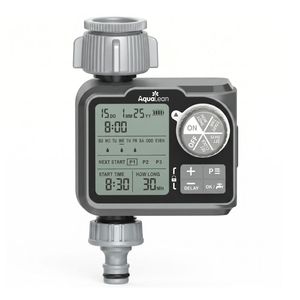 <b>Garden</b> <b>Water</b> <b>Timer</b> LCD Durable Plastic Delay Feature Outdoor Irrigation Controller - Product Image 1