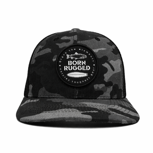 OEM personalizado Injae Vina tejido parches de alta calidad 3D bordado contorno camionero Camo sombreros moda al aire libre - Product Image 1