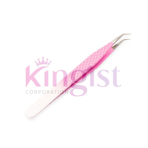 ชุดแหนบต่อขนตา ปลายตรงและปลายโค้ง แหนบต่อขนตาเคลือบไทเทเนียมสีรุ้ง - Product Image 3