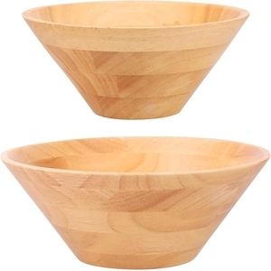 <b>Table</b> Serving Snacks Dining <b>Table</b> Serving Eco Friendly Wooden Bowl Set Handmade Large Solid Wood Bowls for Kitchen Dining - Product Image 6