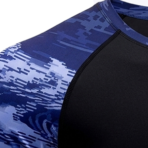 Custom Printed <b>Athletic</b> Sublimation Rash Guard Lightweight Elastic Material Comfortable Daily Sportswear - Product Image 5