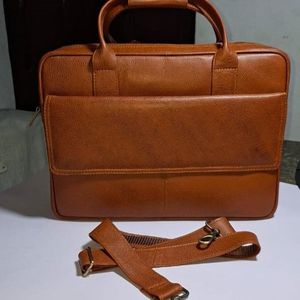 Real Cow Buffalo <b>Leather</b> Brown Color Laptop Bags & Covers Men's Women's Business Gift ideas Customizable <b>Leather</b> Laptop handbags - Product Image 2