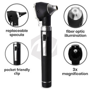 Mini otoscope à fibre optique, outil de diagnostic pour l'examen des oreilles avec éclairage LED lumineux, endoscope médical portable pour l'inspection des oreilles - Product Image 4