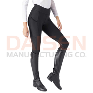Leggings d'équitation pour femmes avec grip en silicone, extensibles, légers et respirants, pour l'entraînement équestre - Product Image 2