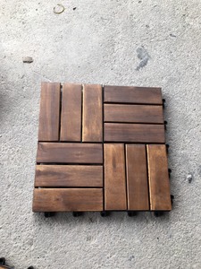 Baldosas de Madera de Acacia Maciza Encajables para Jardín, Balcón y Patio - Product Image 4