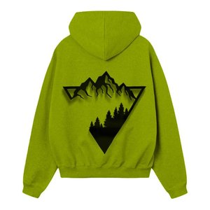 Sweat à capuche surdimensionné pour homme en molleton de polyester et coton, avec logo personnalisé brodé, fabriqué au Vietnam, OEM - Product Image 4