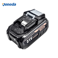 Baterai Pengganti 18V 9Ah untuk Sel Makt 21700/3C |   Pin Steker Makt Asli Kompatibel |   5S2P 25A/50A Pengosongan Daya