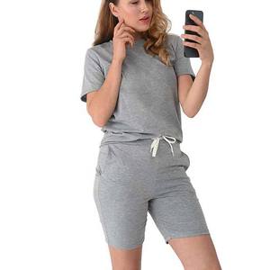 Lightweight Shorts Set Casual Wear T Shirts Yoga Shorts Sets Women Gym Fitness Loose Fit Tee Shirts Shorts Sets Summer Jogging - Product Image 3