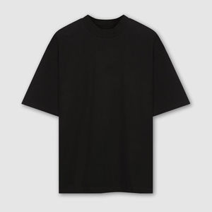 T-shirts pour hommes personnalisés, coupe oversize, épaules tombantes, impression en relief, tissu épais - Product Image 5