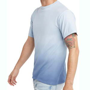 Camisetas de hombre de secado rápido, tela transpirable, diseño liso, camisetas de manga corta para hombre, ropa diaria. - Product Image 6