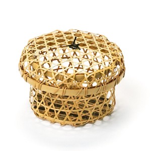 Fournitures de boulangerie, boîtes d'emballage pour biscuits tissées à la main, boîte de rangement en bambou naturel écologique - Product Image 1