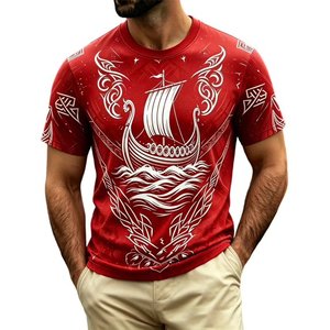 Camiseta Splendid Apparel para Hombre, Manga Corta, Estilo Urbano, Estampado de Dibujos Animados, Corte Regular, Algodón Blanco, Cuello Redondo, Transpirable, 300g - Product Image 2