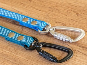 Laisse pour chien à double poignée : mousqueton à verrouillage rotatif, longueur personnalisable - Product Image 4