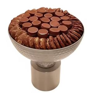 Bol en métal pour chocolat, bol de service en acier inoxydable pour bonbons et fruits secs - Product Image 1