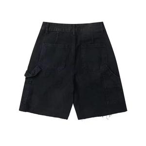 Nouveauté été : Short en jean stretch décontracté pour homme – Bleu et noir – Style streetwear tendance - Product Image 5