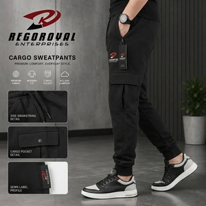 Pantalones deportivos de forro polar personalizados hechos con tela para uso diario, ideales para entrenamiento, viajes y uso casual. - Product Image 6