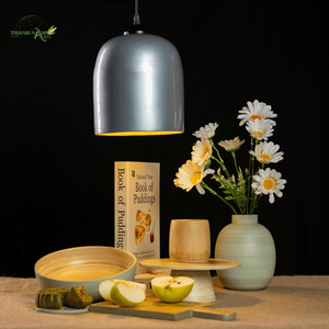 โคมไฟไม้ไผ่สานธรรมชาติ โคมไฟห้อยทำมือจากไม้ไผ่สำหรับตกแต่งภายใน - Product Image 1