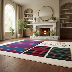 Wilton <b>Flat</b> Woven Custom Shaped Wool <b>Rug</b> for Home and Hotel Use - Product Image 1