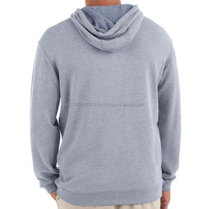 Sudaderas con Capucha Personalizadas de Felpa Francesa de Algodón Orgánico y Fibra de Bambú para Hombre, Sudadera Lisa de Color Sólido Personalizada - Product Image 2