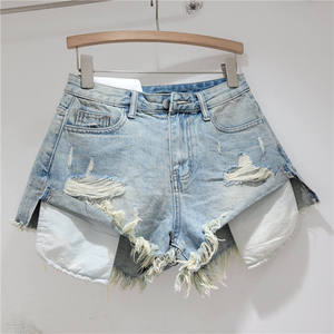 Shorts de Mezclilla de Verano para Mujer con Cierre de Cremallera y Bolsillos, Shorts Casuales de Mezclilla, Ropa Urbana Moderna para Chicas, Diseño OEM - Product Image 2